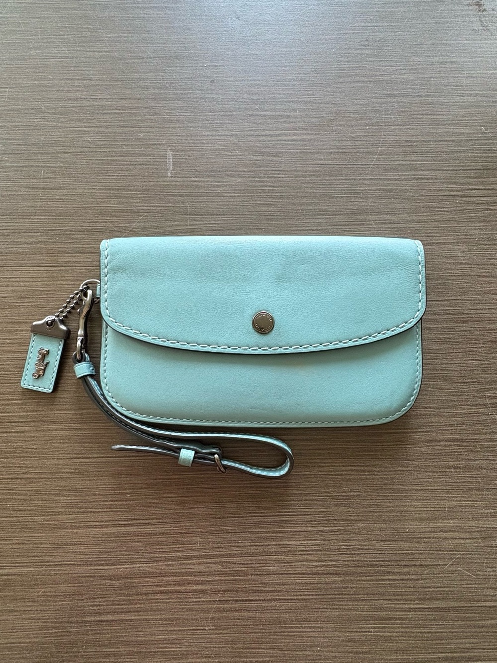 Coach 1941 Blue Clutch Wristlet - Picture 2 of 13
